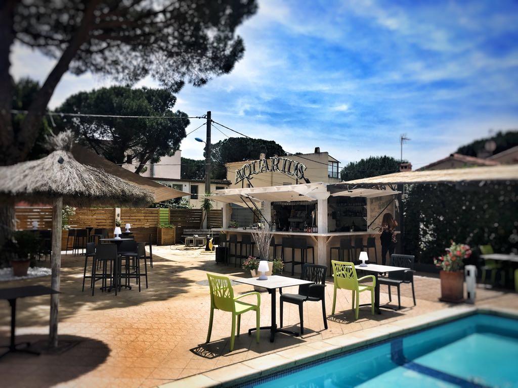 Hotel Aquarius Canet-en-Roussillon Exteriör bild